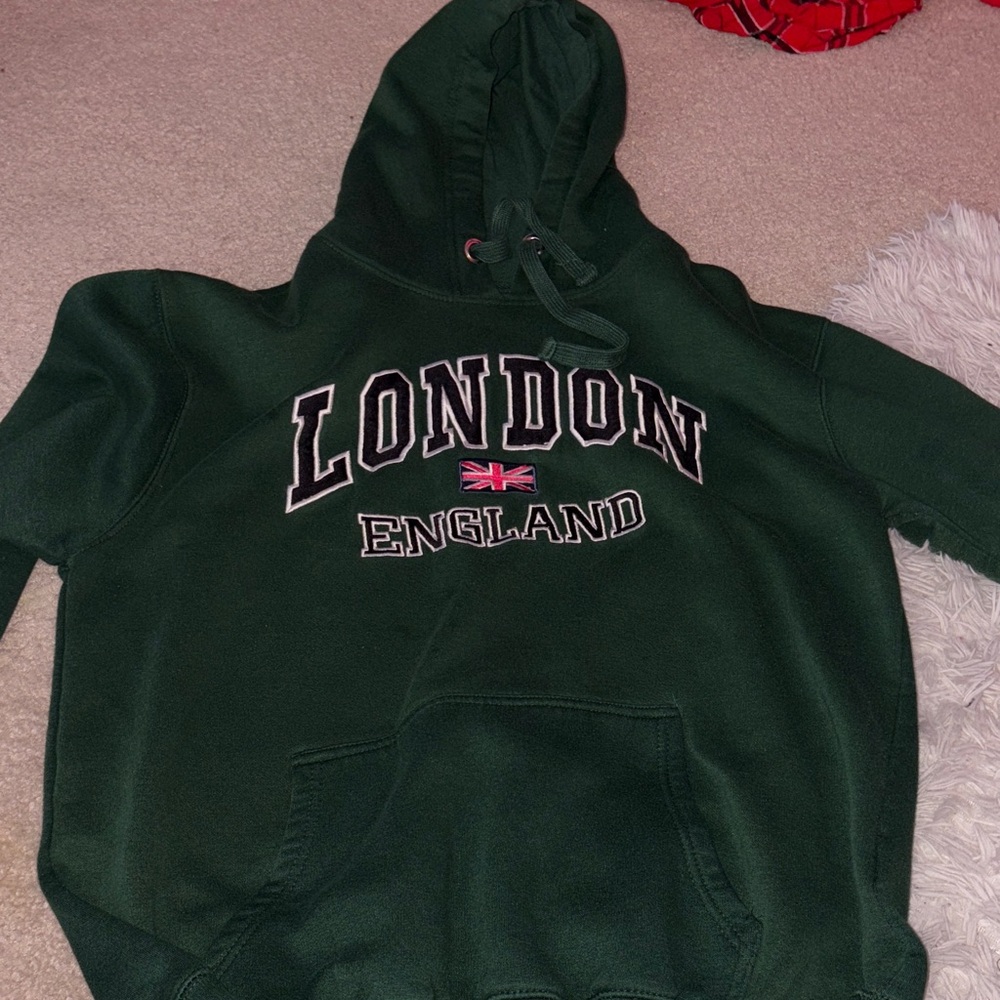 Green London England Hoodie